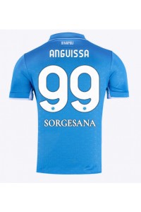 SSC Napoli Frank Anguissa #99 Fotballdrakt Hjemme Klær 2024-25 Korte ermer